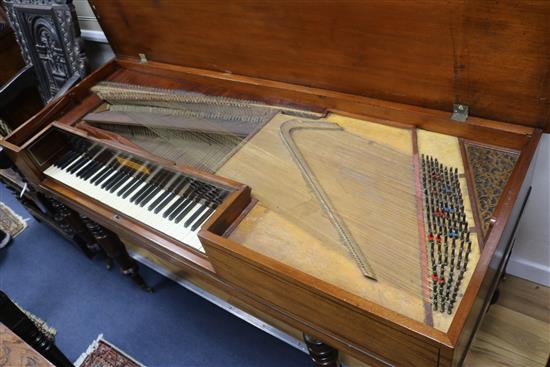 A Regency Gunther & Horwood mahogany square piano